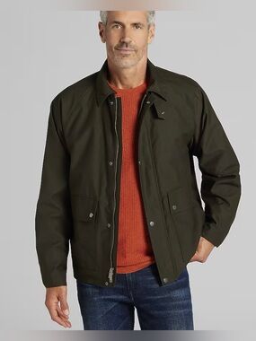 Joseph Abboud Cotton Blend Casual Jacket L